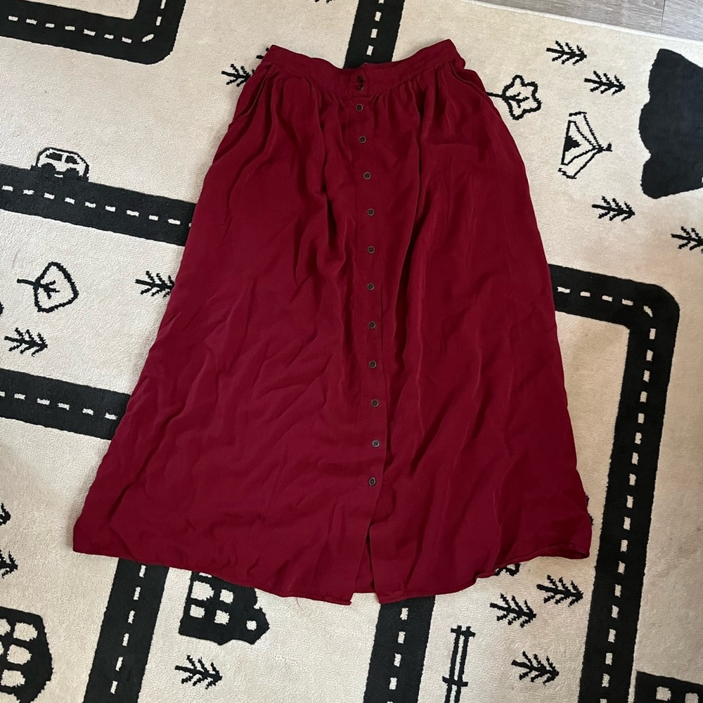 Pinkblush maternity maxi skirt with pockets